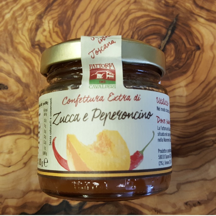 Confettura zucca e peperoncino 100 gr